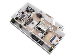 Lucern 2-br Flat w Netflix Top Location