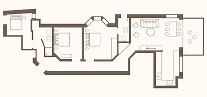 Peach Apartment at Palm View Collective
