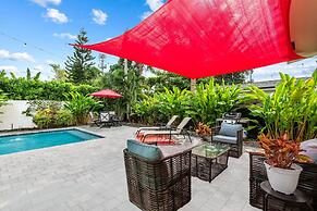 Oasis Backyard With Heated Pool Oakland Park