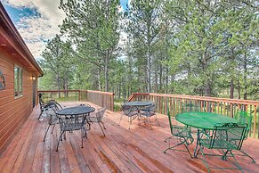 Furnished Deck, Black Hills View: 'lazy U' Retreat