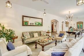 4bhk Villa in Siolim Pool Lush Forest View
