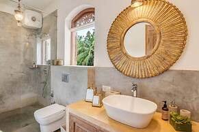 4bhk Villa in Siolim Pool Lush Forest View