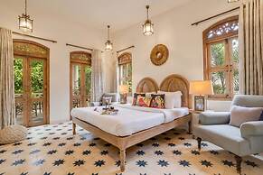 4bhk Villa in Siolim Pool Lush Forest View