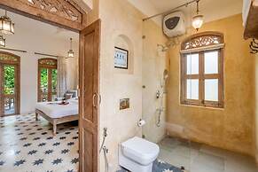4bhk Villa in Siolim Pool Lush Forest View