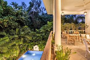 4bhk Villa in Siolim Pool Lush Forest View