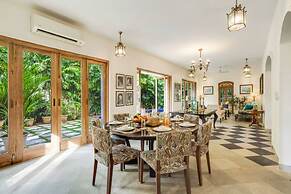 4bhk Villa in Siolim Pool Lush Forest View