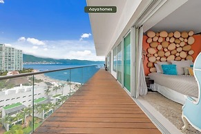 Oceanview 3BR Apt With Beach Access - Pools - Gym