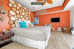 Oceanview 3BR Apt With Beach Access - Pools - Gym