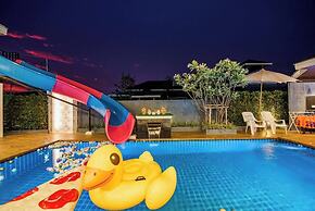 Sky Blue Private Pool Villa, Near Cham Am Beach