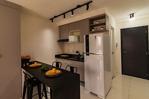 Flat Moderno com Academia e Wi-fi no Tatuap