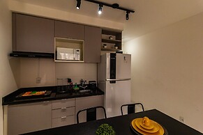 Flat Moderno com Academia e Wi-fi no Tatuap