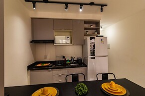 Flat Moderno com Academia e Wi-fi no Tatuap