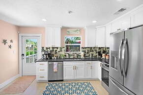 Steps to Beach Patio Fire Pit Tropical Oasis