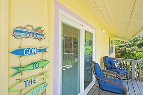 Steps to Beach Patio Fire Pit Tropical Oasis