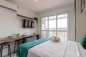 Flat no Tatuap com Wi-fi Academia e Pet Friendly