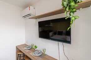 Flat no Tatuap com Wi-fi Academia e Pet Friendly