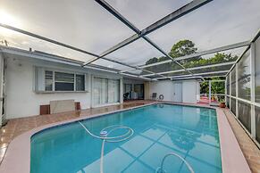 Canal-front Stay w/ Shared Pool, Near Hard Rock!