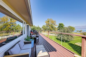 Hot Tub, Views & Private Dock: Polson Haven!
