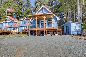 Whale Watching at Beachfront Cottage in Juneau!