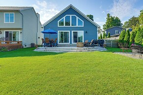 Sleek Getaway on Lake Wawasee w/ Private Dock!