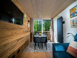 Wooden Apartment With Balcony
