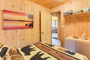 Private Peninsula! Modern-rustic Fall Lake Cabin