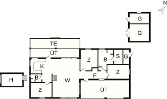 5 Star Holiday Home in Hals