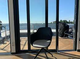 Modern Houseboat in Offingawier With Terrace