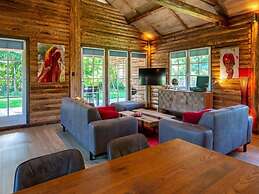 Spacious Wooden Chalet With Covered Terrace