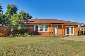 Easy OKC Access! Quiet Home w/ Yard & Workspace