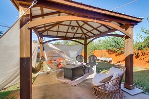Easy OKC Access! Quiet Home w/ Yard & Workspace