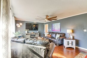 Easy OKC Access! Quiet Home w/ Yard & Workspace