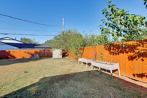 Easy OKC Access! Quiet Home w/ Yard & Workspace