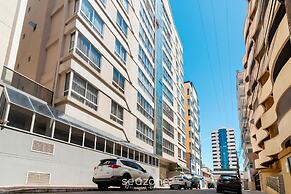 Apt w/ 3BR & BBQ 350m From the Beach Lam0601