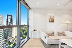 Brisbane 1BR With Pool, Spa, Sauna and Balcony