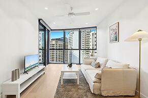 Brisbane 1BR With Pool, Spa, Sauna and Balcony