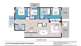Bright 3-bedroom Beachside Stay With Pool & BBQ