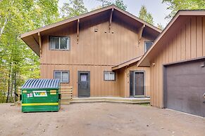 Lakeside Northwoods Retreat: Dock, Deck, Fire Pit!