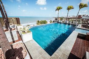 Flat Beira-mar c Piscina e Academia em Mana ra