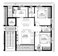 2 BHK Flat Gachibowli AIG 102