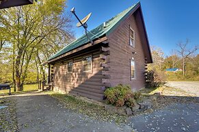 Cabin Along Rough River! Views, Fire Pit & Grill