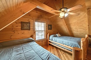 Cabin Along Rough River! Views, Fire Pit & Grill