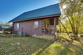 Cabin Along Rough River! Views, Fire Pit & Grill