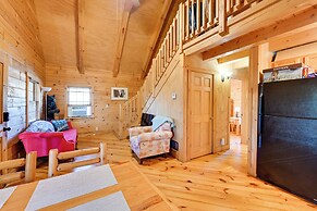 Cabin Along Rough River! Views, Fire Pit & Grill
