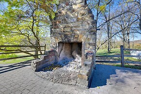Walk to Golf Course: Spacious Rough River Retreat!