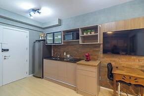 Flat Pet Friendly c Academia a 200m do Metr