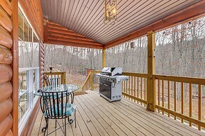 Greenbrier River On-site! Modern-rustic Log Cabin