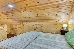 Greenbrier River On-site! Modern-rustic Log Cabin