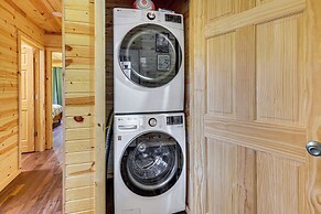 Greenbrier River On-site! Modern-rustic Log Cabin