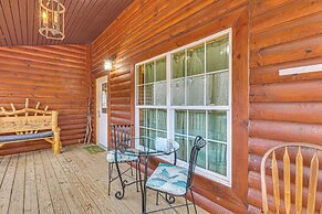 Greenbrier River On-site! Modern-rustic Log Cabin